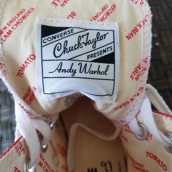 SOLD Campbells Tomato Soup Converse Chuck Taylors Sneakers - Picture 7 of 7
